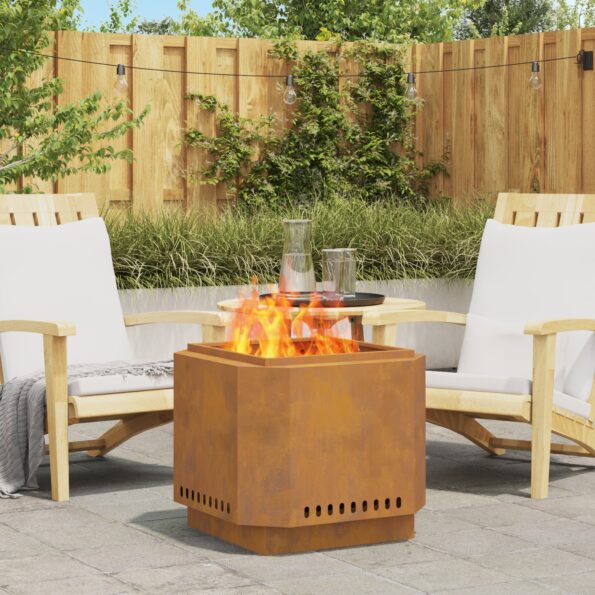 858975_1.jpg vidaXL Bezdymová ohnisko 58x58x51 cm z oceľového plechu – Obrázok 1