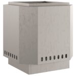 vidaXL Bezdymový ohnisko Hnedá 48 x 48 x 51 cm – Obrázok 4