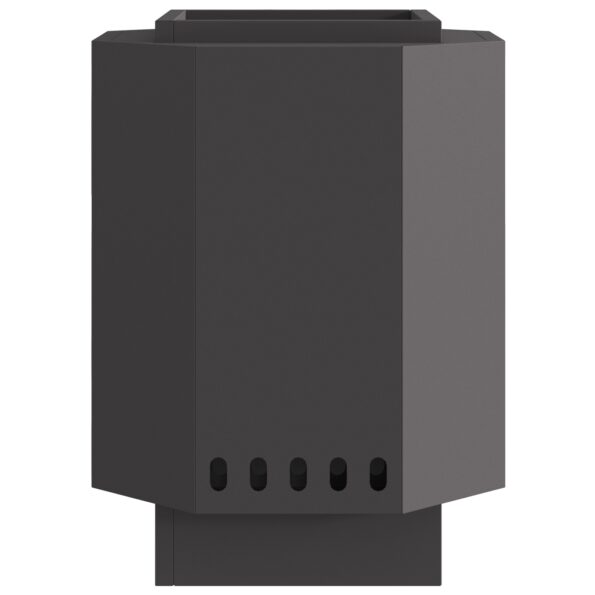 vidaXL Bezdymový ohnisko, čierne 38x38x51 cm, oceľ – Obrázok 4