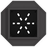 vidaXL Bezdymový ohnisko, čierne 38x38x51 cm, oceľ – Obrázok 5