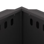 vidaXL Bezdymový ohnisko, čierne 38x38x51 cm, oceľ – Obrázok 6