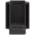 vidaXL Bezdymový ohnisko, čierne 38x38x51 cm, oceľ – Obrázok 8