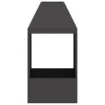 vidaXL Ohnisko Čierne 50x50x100 cm Oceľ – Obrázok 5