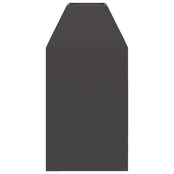 vidaXL Ohnisko Čierne 50x50x100 cm Oceľ – Obrázok 6