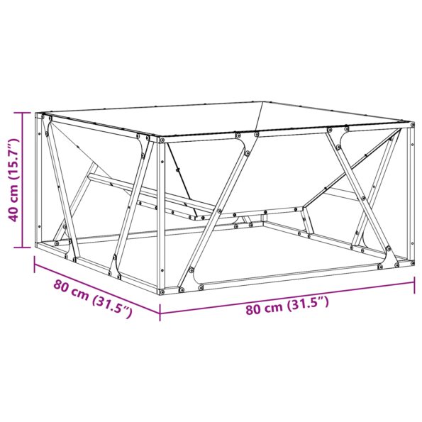858995_12.jpg vidaXL Ohnisko Štvorcové 80x80x40 cm Zvané Oceli – Obrázok 12