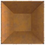 vidaXL Ohnisko Štvorcové 80x80x40 cm Zvané Oceli – Obrázok 6