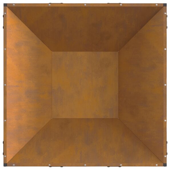 858995_6.jpg vidaXL Ohnisko Štvorcové 80x80x40 cm Zvané Oceli – Obrázok 6