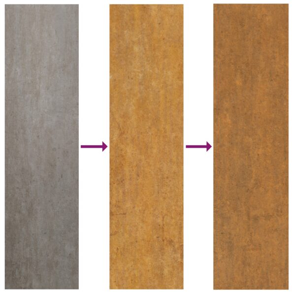 859001_10.jpg vidaXL Ohnisko s úložným priestorom na drevo 100x100x30 cm Zvátraná oceľ – Obrázok 10