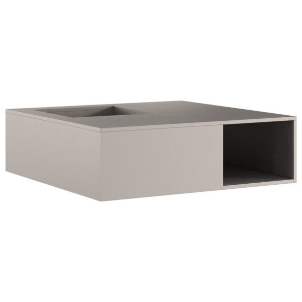 859001_4.jpg vidaXL Ohnisko s úložným priestorom na drevo 100x100x30 cm Zvátraná oceľ – Obrázok 4