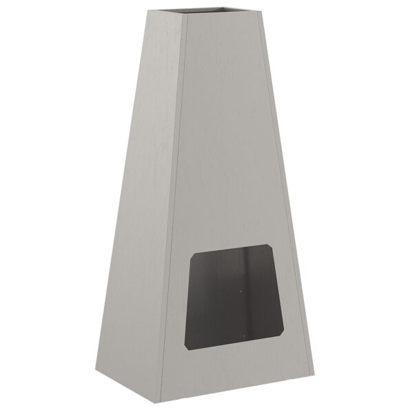 vidaXL Ohnisko 50x35x100 cm Zvetraná oceľ – Obrázok 4