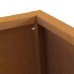 vidaXL Ohnisko 50x35x100 cm Zvetraná oceľ – Obrázok 9