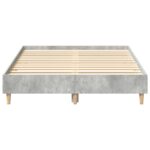 vidaXL Postelový rám 120x190 cm Betónovo šedý Tvorené drevo – Obrázok 6