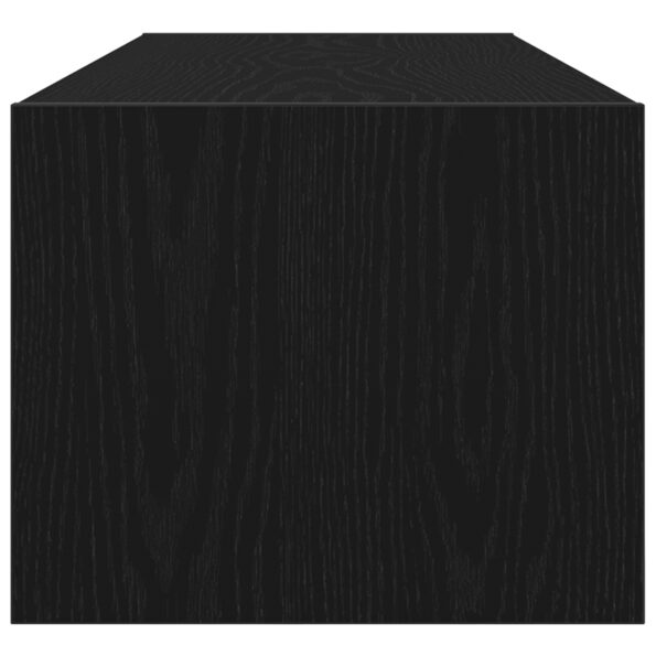 vidaXL TV skrinka čierna dub 100x31x25,5 cm z kompozitného dreva – Obrázok 8