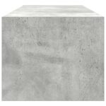 vidaXL TV stolík Betónová šedá Kompozitné drevo 100 x 31 x 25.5 cm – Obrázok 8