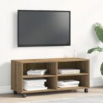 vidaXL TV skrinka Artisan Oak 90x35x35 cm z inžinierskeho dreva