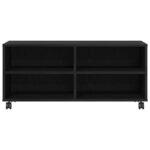 vidaXL TV skrinka čierna 90x35x35 cm z inžinierskeho dreva – Obrázok 5