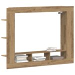vidaXL TV skrinka na stenu Artisan Oak 152x22x113 cm – Obrázok 3