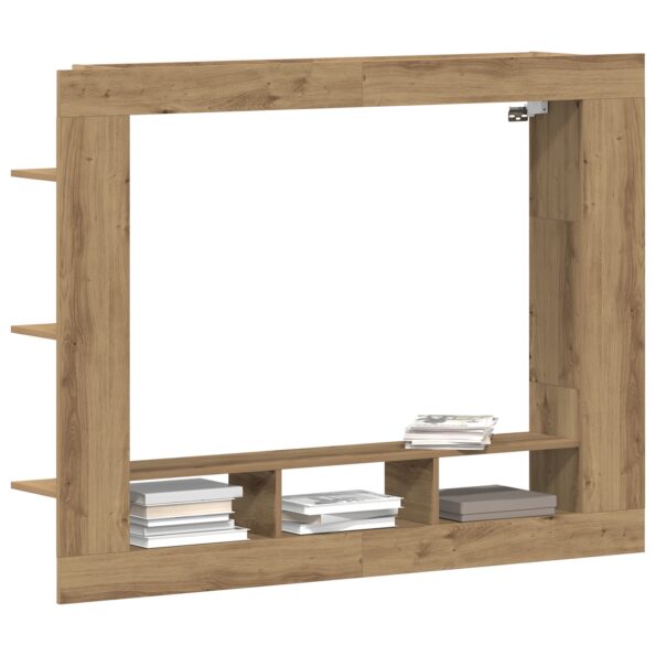 vidaXL TV skrinka na stenu Artisan Oak 152x22x113 cm – Obrázok 3