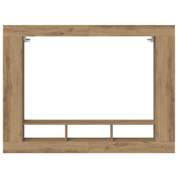vidaXL TV skrinka na stenu Artisan Oak 152x22x113 cm – Obrázok 5