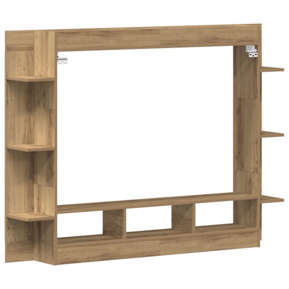 vidaXL TV skrinka na stenu Artisan Oak 152x22x113 cm – Obrázok 7