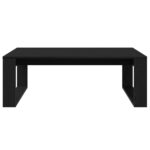 vidaXL Coffee Table Čierna Dub 100x100x35 cm Kompozitné drevo – Obrázok 6
