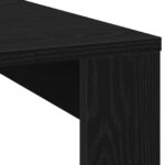 vidaXL Coffee Table Čierna Dub 100x100x35 cm Kompozitné drevo – Obrázok 8