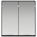 vidaXL Zrkadlová skriňa do kúpeľne - Čierny dub, 64x20x66.5 cm, Vyrobené z kompozitného dreva – Obrázok 7