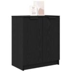 vidaXL Skriňa na topánky čierny dub 59x35x70 cm z dreveného materiálu – Obrázok 3