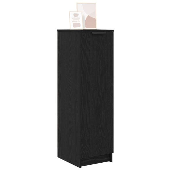 vidaXL Skrinka na topánky, čierny dub, 29,5x35x100,5 cm, kompozitné drevo – Obrázok 3