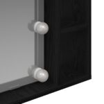 vidaXL LED zrkadlová skrinka - Čierny dub - 76x15x55 cm - Vyrobené z inžinierskeho dreva – Obrázok 9