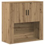vidaXL Nástenná skrinka Artisan Oak 80x33x80 cm Zhotovené drevo – Obrázok 2