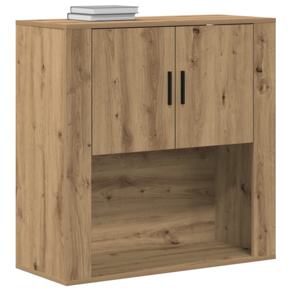 vidaXL Nástenná skrinka Artisan Oak 80x33x80 cm Zhotovené drevo – Obrázok 3