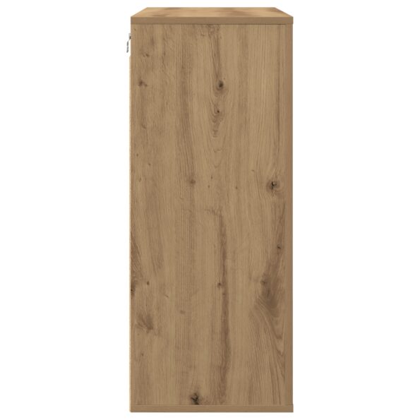 vidaXL Nástenná skrinka Artisan Oak 80x33x80 cm Zhotovené drevo – Obrázok 7
