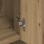 vidaXL Nástenná skrinka Artisan Oak 80x33x80 cm Zhotovené drevo – Obrázok 9