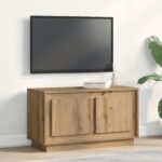vidaXL TV skriňa Artisan Oak 80x35x45 cm z inžinierskeho dreva