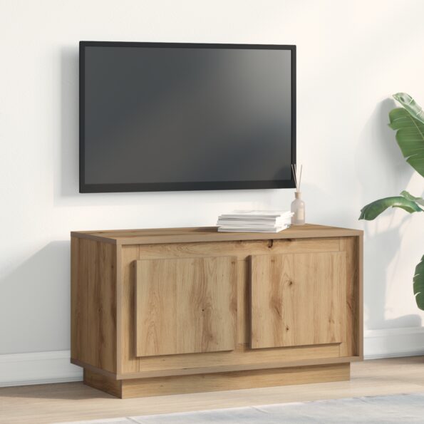 862129_1.jpg vidaXL TV skriňa Artisan Oak 80x35x45 cm z inžinierskeho dreva – Obrázok 1
