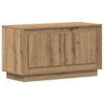 vidaXL TV skriňa Artisan Oak 80x35x45 cm z inžinierskeho dreva – Obrázok 2