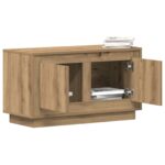 vidaXL TV skriňa Artisan Oak 80x35x45 cm z inžinierskeho dreva – Obrázok 3