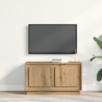 vidaXL TV skriňa Artisan Oak 80x35x45 cm z inžinierskeho dreva – Obrázok 4
