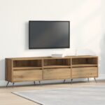 vidaXL TV skrinka Artisan Oak 150x30x44,5 cm z inžinierskeho dreva