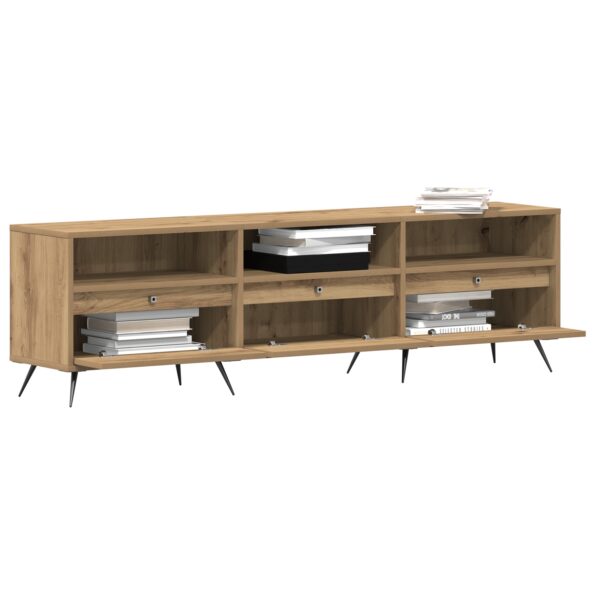 vidaXL TV skrinka Artisan Oak 150x30x44,5 cm z inžinierskeho dreva – Obrázok 3