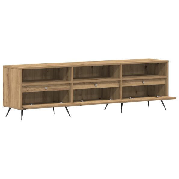 vidaXL TV skrinka Artisan Oak 150x30x44,5 cm z inžinierskeho dreva – Obrázok 5