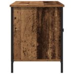 vidaXL TV skrinka staré drevo 100x40x50 cm z inžinierstva dreva a ocele – Obrázok 7
