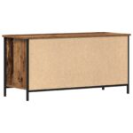 vidaXL TV skrinka staré drevo 100x40x50 cm z inžinierstva dreva a ocele – Obrázok 8