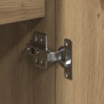 vidaXL Komoda s dverami a zásuvkami Dubový masív 101,5x35x70 cm – Obrázok 10