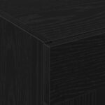 vidaXL Nástenná skriňa so sklennými dverami Čierny dub 69,5x34x90 cm – Obrázok 10