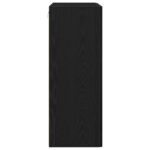 vidaXL Nástenná skriňa so sklennými dverami Čierny dub 69,5x34x90 cm – Obrázok 7