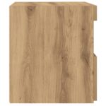 vidaXL Nočné stolíky s LED svetlami 2 ks Artisan Dub 50x40x45 cm – Obrázok 9
