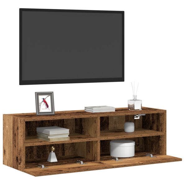 862189_3.jpg vidaXL TV nástenné skrinky 2 ks staré drevo 100x30x30 cm inžinierske drevo – Obrázok 3
