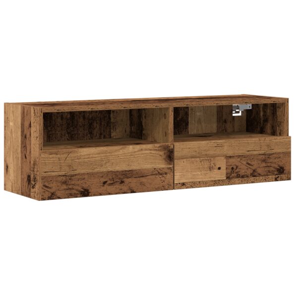 862189_5.jpg vidaXL TV nástenné skrinky 2 ks staré drevo 100x30x30 cm inžinierske drevo – Obrázok 5